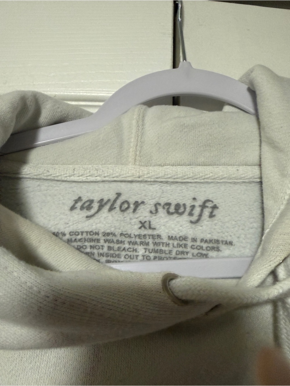 Taylor Swift Ombre Grey, Cream & Blush Crewneck Hoodie - Picture 3 of 3